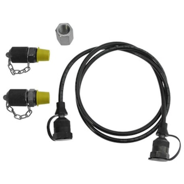 Hose test kit, 1m flexible hose, 8,000 psi, 1/4 BSP female gauge adapter