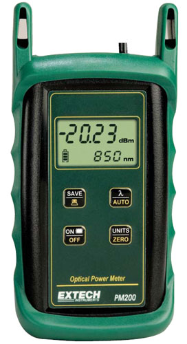 Extech PM100/200 Fiber Optic Power Meter