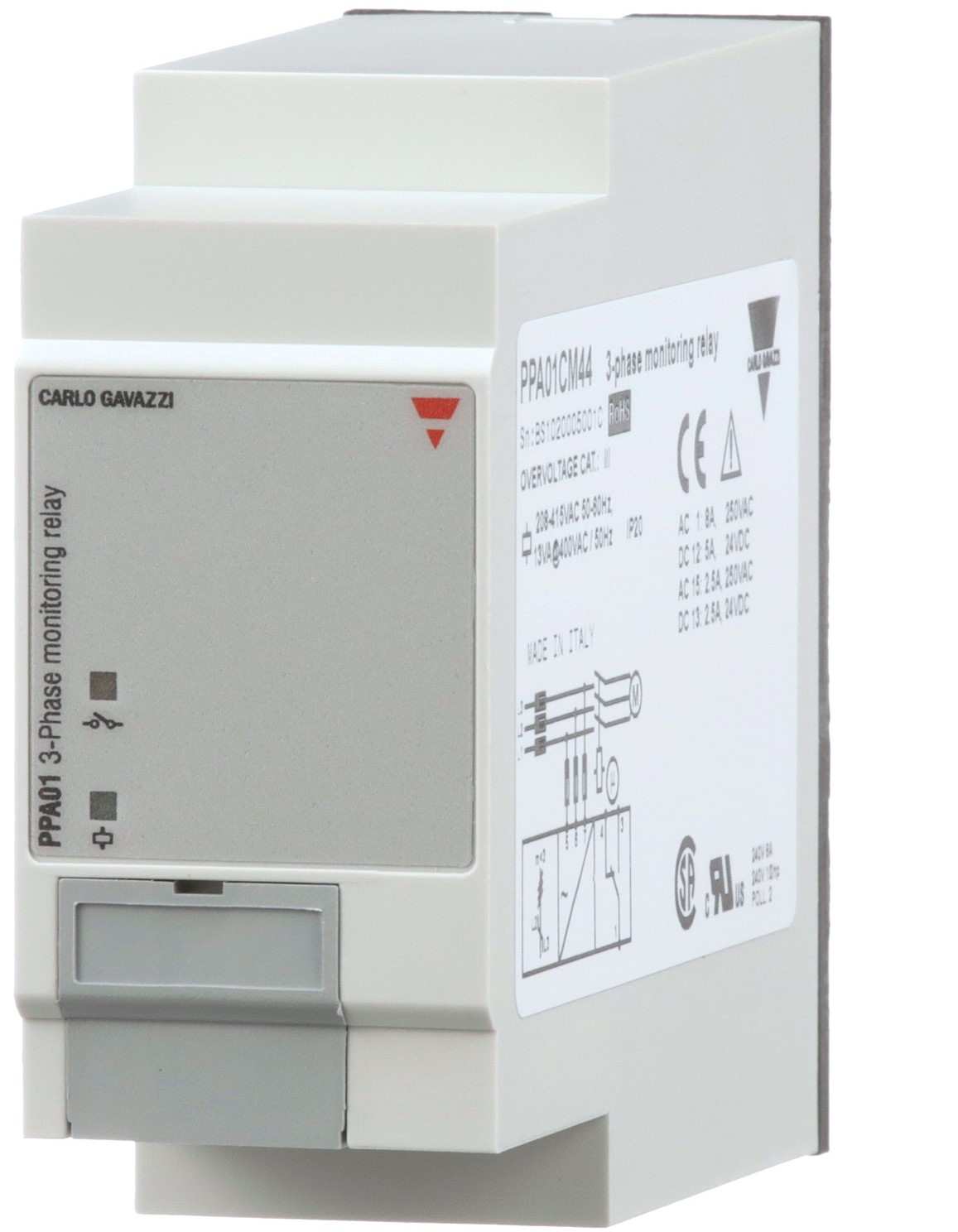 Carlo Gavazzi DPA01 / PPA01 Series Monitoring Relay