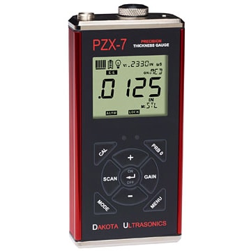 سنجهای ضخامت سری Dakota Ultrasonics PZX-7
