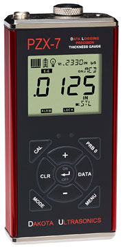 Dakota Ultrasonics PZX-7 Series Thickness Gauges