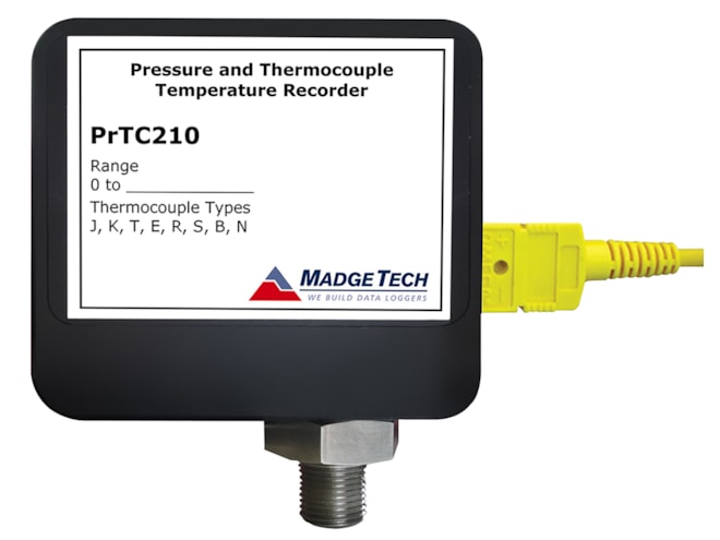 MadgeTech PRTC210 Pressure & Temperature Data Logger