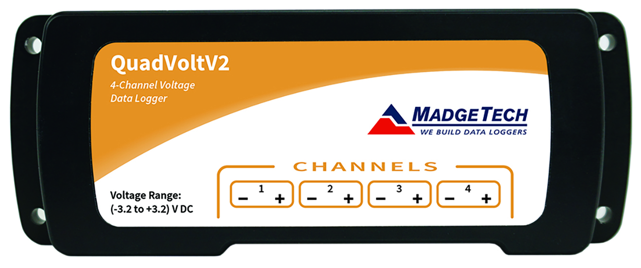 MadgeTech QuadVoltV2 Voltage Data Logger