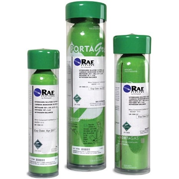 RAE Systems Green Calibration Gas Cylinders
