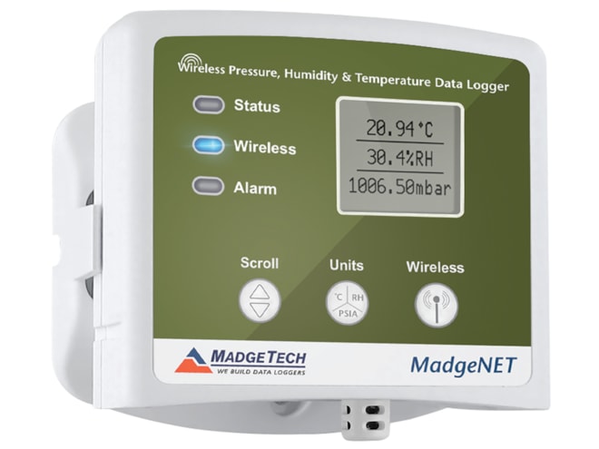MadgeTech RFPRHTemp2000A Pressure, RH & Temp Data Logger