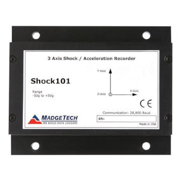 MadgeTech Shock101 Tri-Axial Shock Data Logger