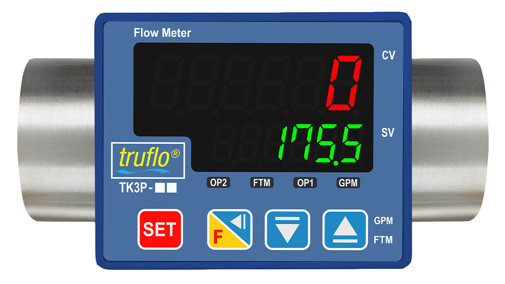 TruFlo TK3 Series Paddle Wheel Flow Meters Turbine Flow Meters