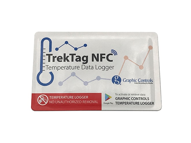 Graphic Controls TrekTag NFC Temperature Data Logger