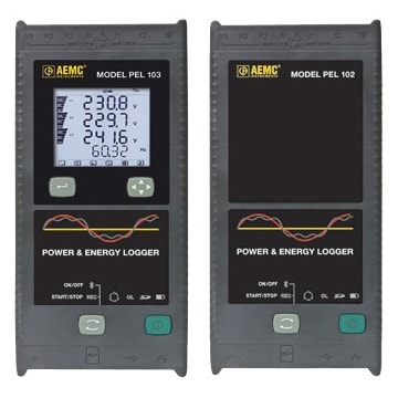 AEMC PEL 102 / PEL 103 Power and Energy Loggers