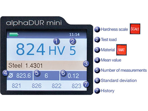 BAQ AlphaDur Mini UCI Hardness Tester