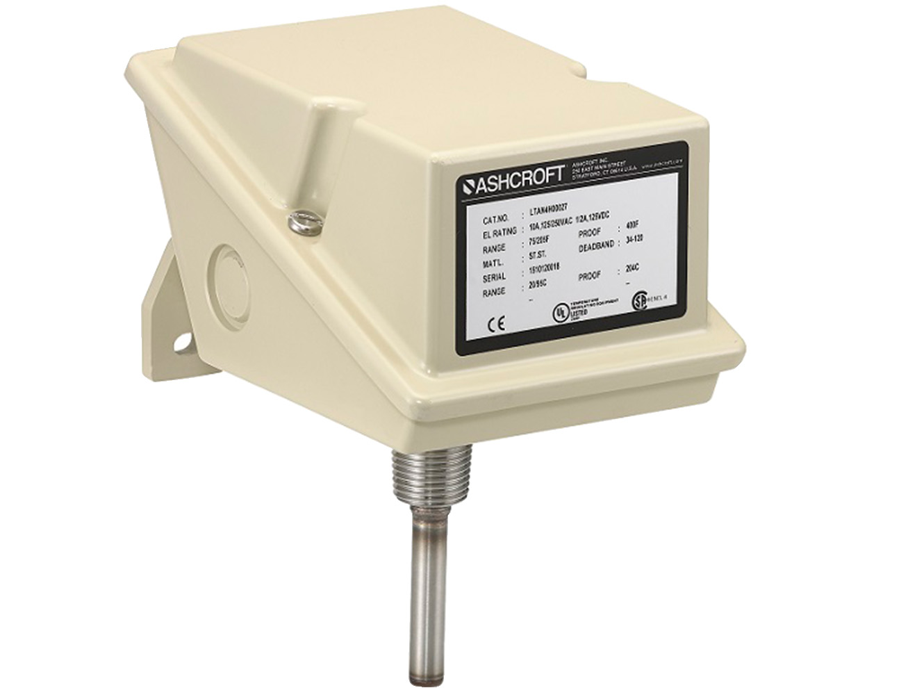Ashcroft L Series Temperature Switch