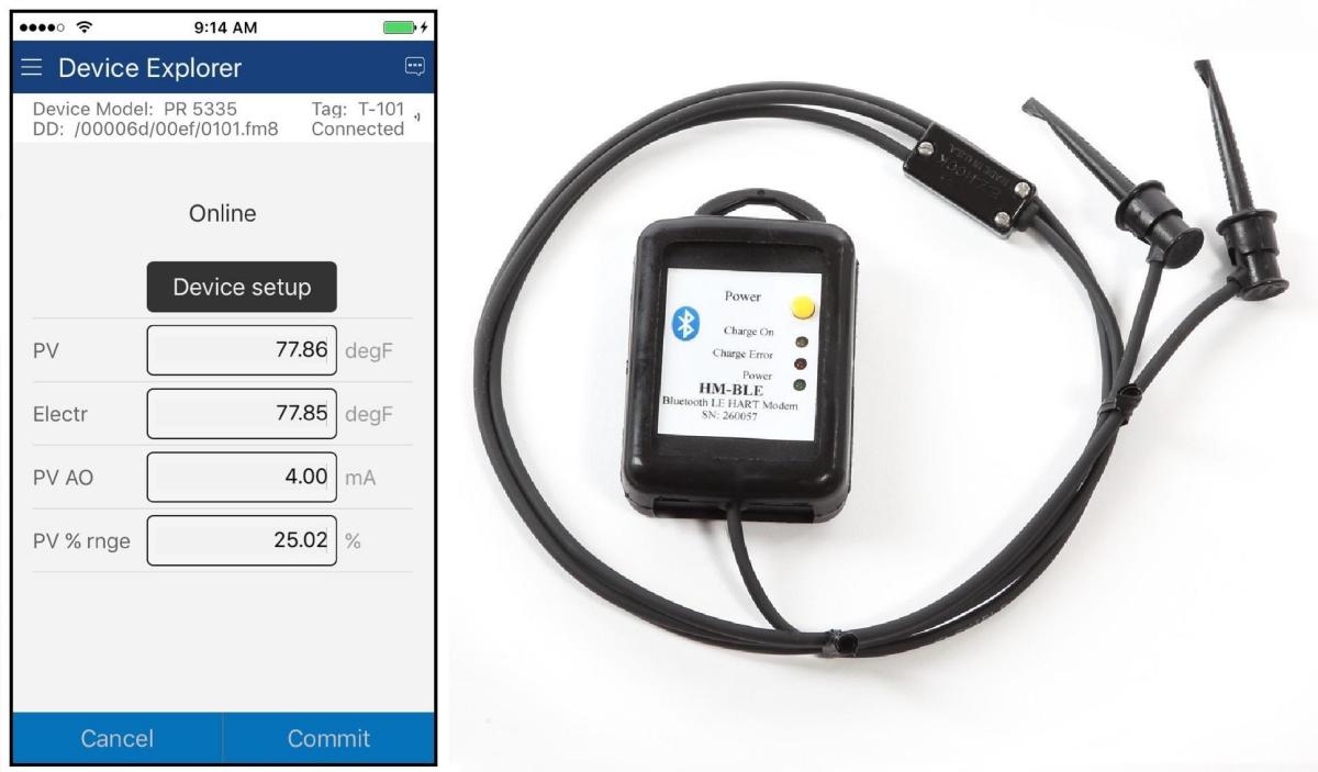 ProComSol COM-IOS-BLE HART Communicator Bundle