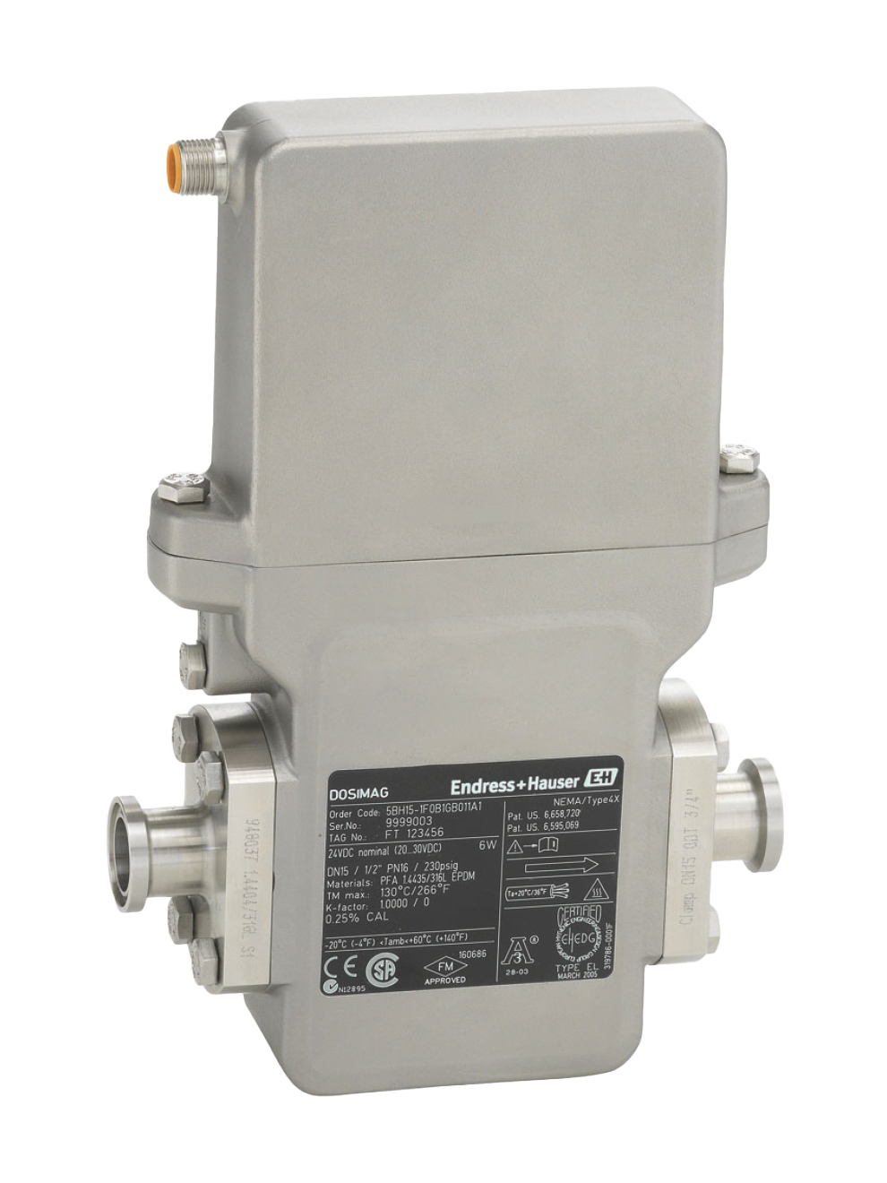 E+H Dosimag Electromagnetic Flowmeter