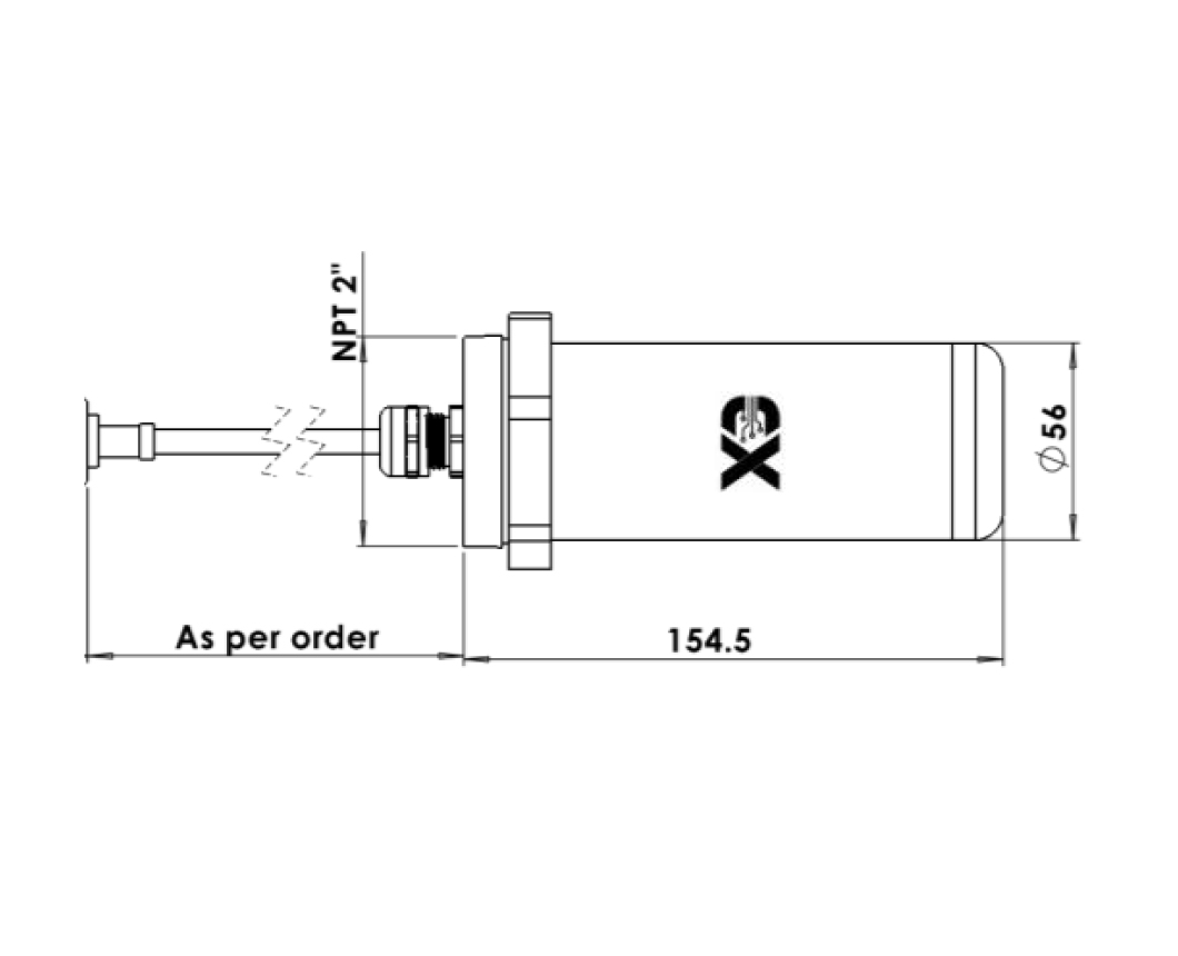Ellenex TTS2-N Low Power Temperature Transmitter