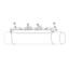 Flexim Variofix P Transducer Mounting Fixture w/ Chains - illustration