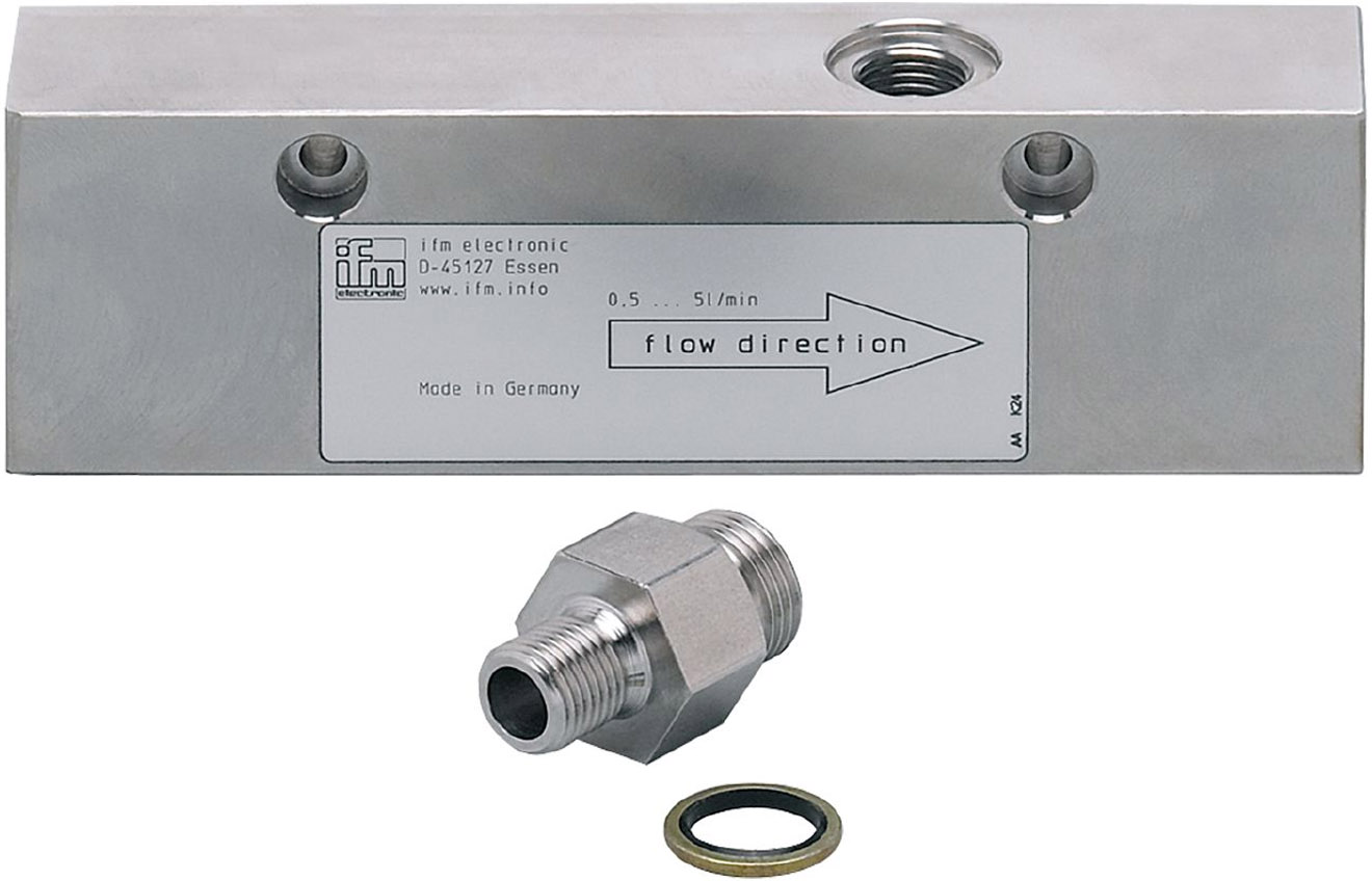 ifm efector E4 Series Low Flow Volume Process Adapter