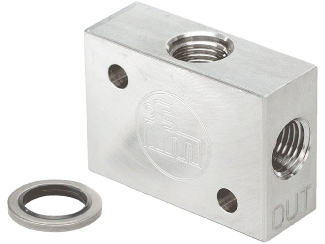Flow Instrument Cal Block ifm efector U4 Series Flow Block | Instrumart