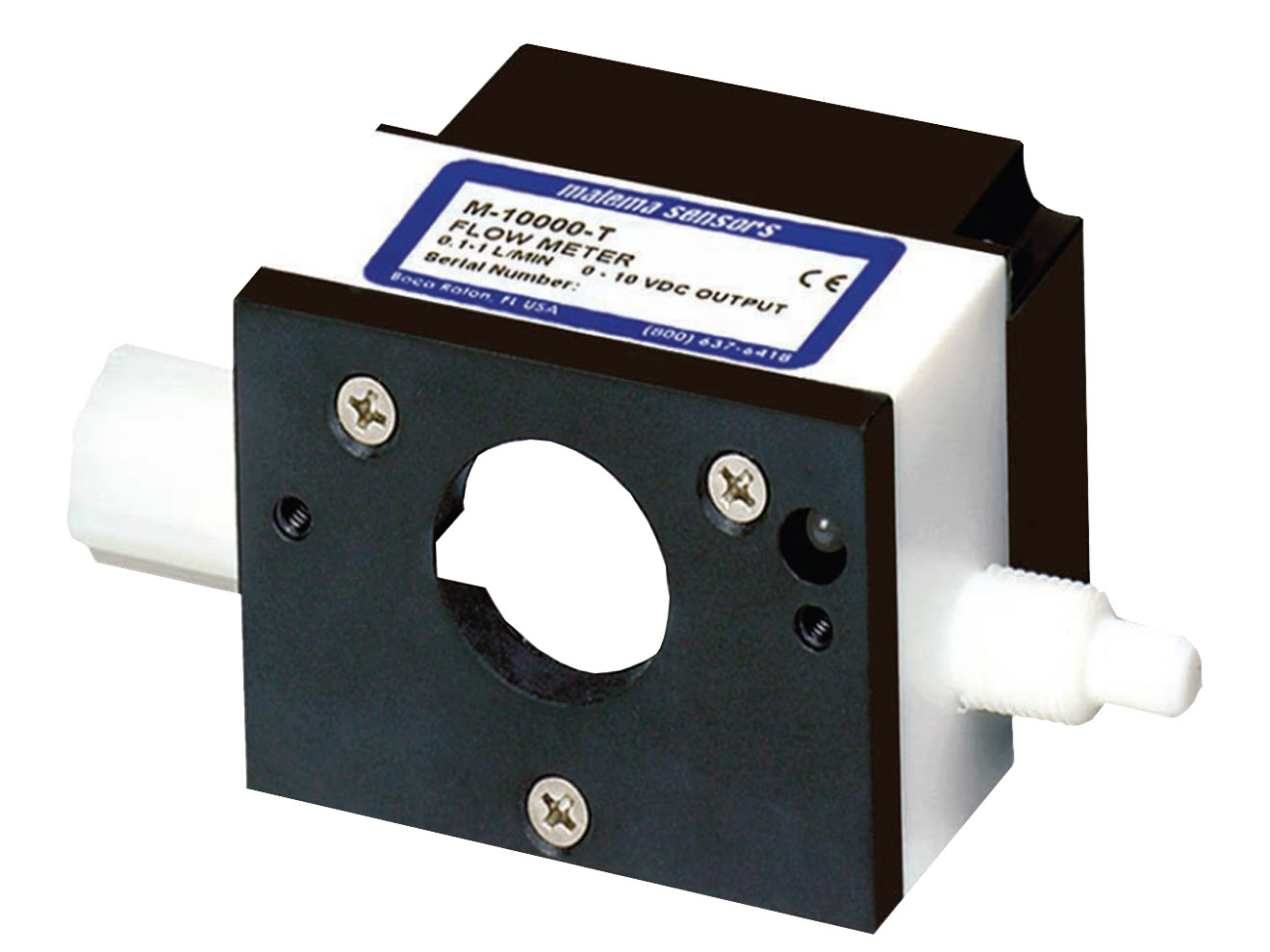 Malema M10000T PTFE Paddle Wheel Flow Meter Paddlewheel Flow Meters