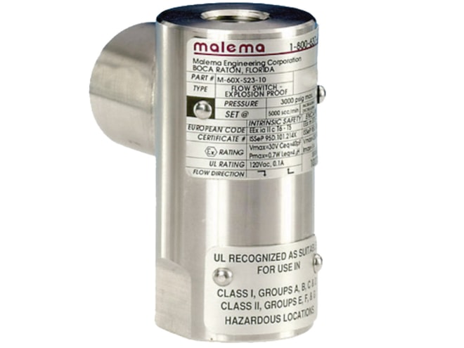 Malema M-60X Explosion Proof Flow Switch