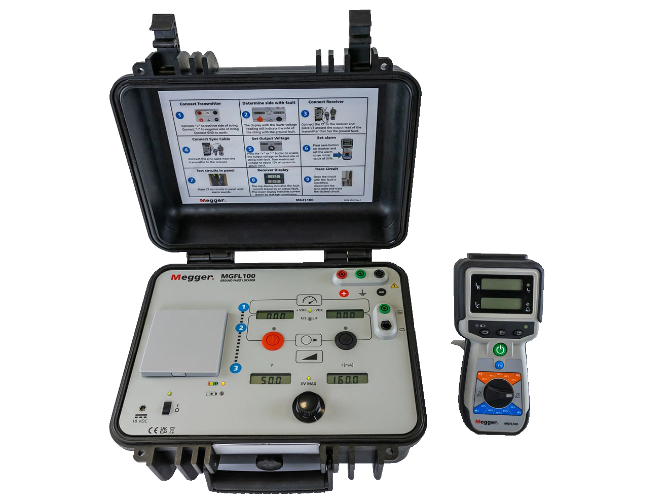 Megger MGFL100 Battery Ground Fault Locator