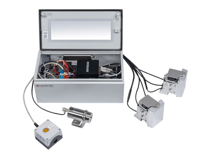 Glass Inspection System Optris Bottom Up Glass Inspection System | Thermal Imagers | Instrumart