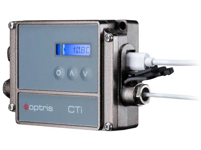 Termometer Optis Optris CTi 4ML Infrared Pyrometer | Fixed Infrared Thermometers ...