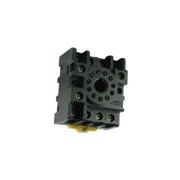11 Pin Front Wired DIN Rail Socket (UL, CSA)