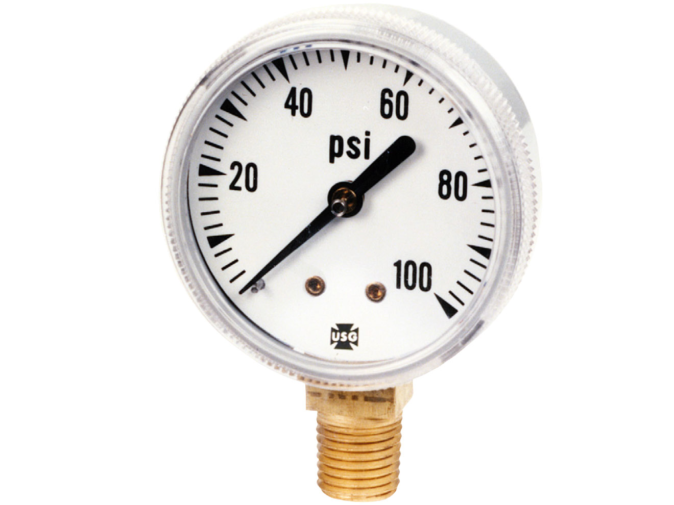 US Gauge Model 590 Utility and Weather Resistant Pressure Gauge