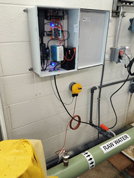 Remotely Monitoring Conductivity in Treated Water